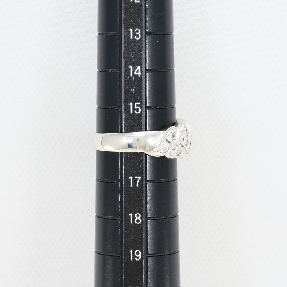 VINTAGE Silver Diamond Ring - Picture 7 of 8
